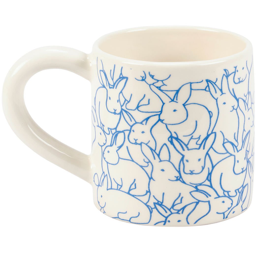 Charming 20oz Blue Bunnies Mug - Marmalade Mercantile