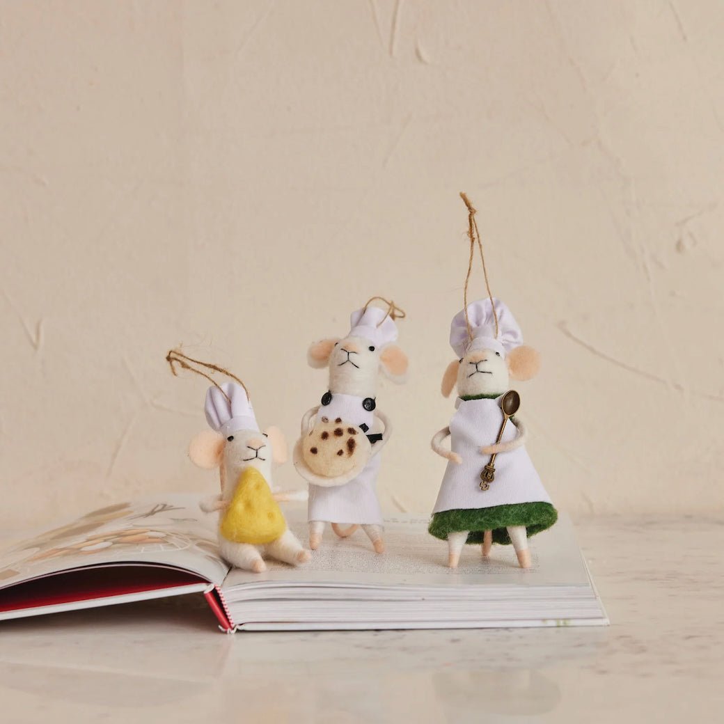 Chef Mouse Ornaments CHOICE of Style - Marmalade Mercantile