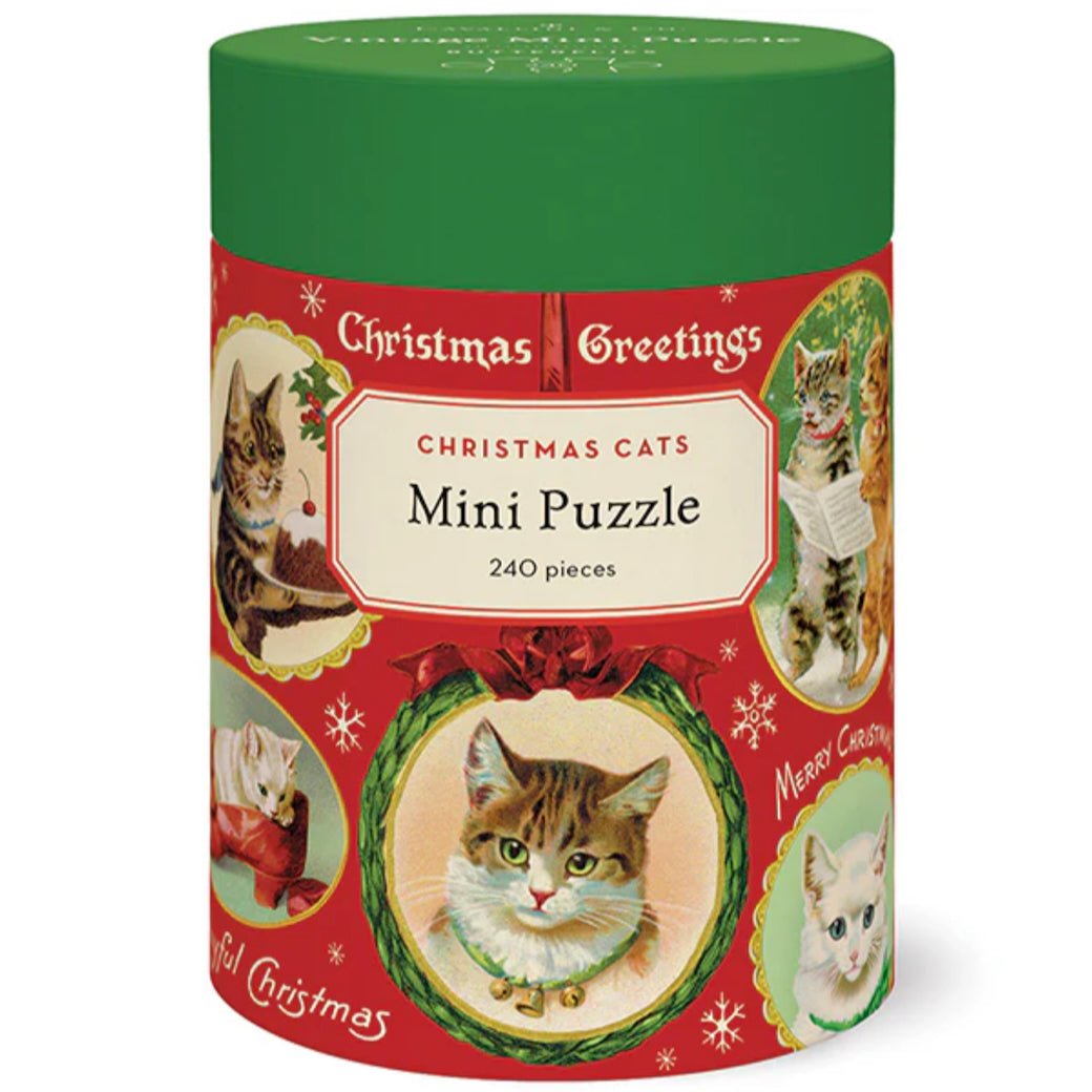 Christmas Cats Mini 240 - Piece Jigsaw Puzzle - Marmalade Mercantile