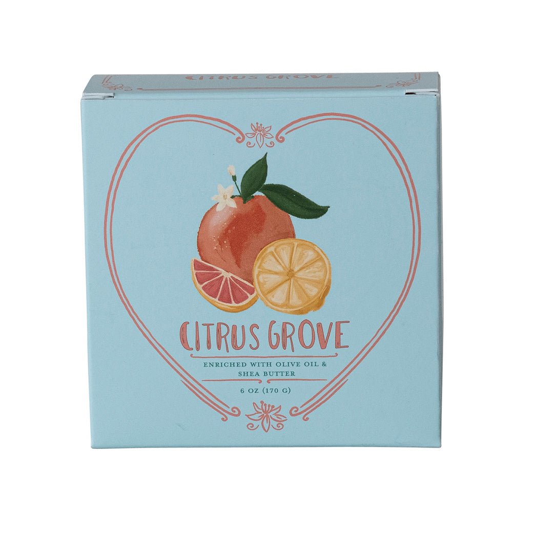 Citrus Grove Scented Olive Oil & Shea Butter Bar Soap - Marmalade Mercantile