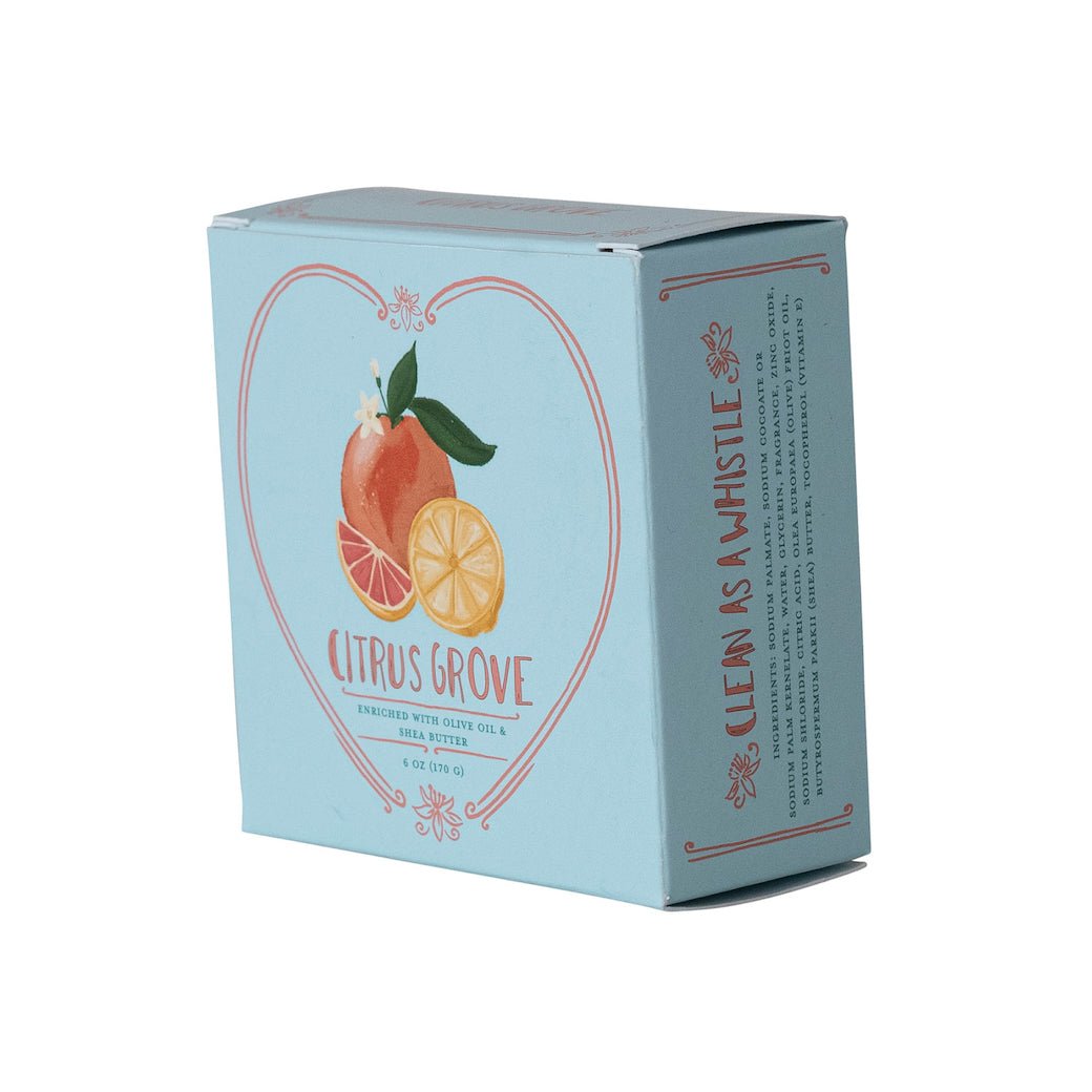 Citrus Grove Scented Olive Oil & Shea Butter Bar Soap - Marmalade Mercantile
