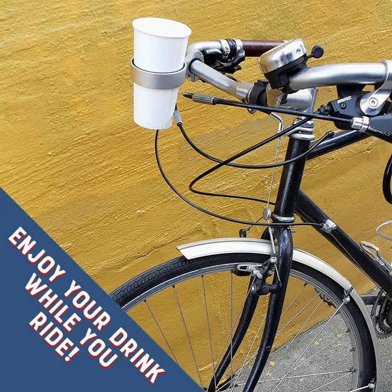 Clamp - On Handleblar Bike Cup Holder - Marmalade Mercantile