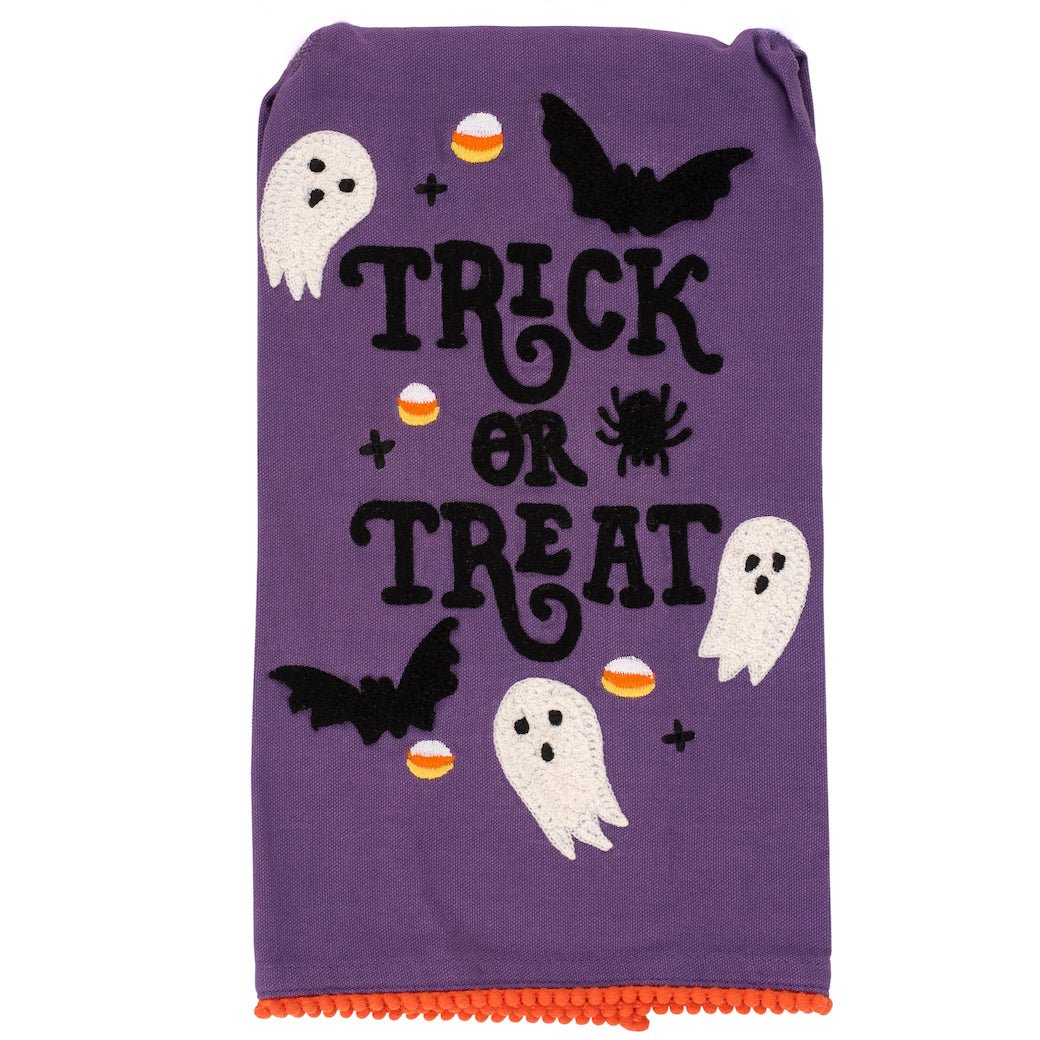 Colorful Trick or Treat Halloween Kitchen Towel - Marmalade Mercantile