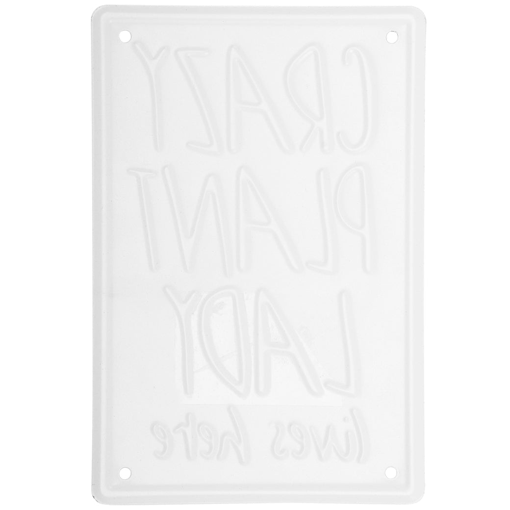 Crazy Plant Lady Lives Here Petite Hanging Decor - Marmalade Mercantile