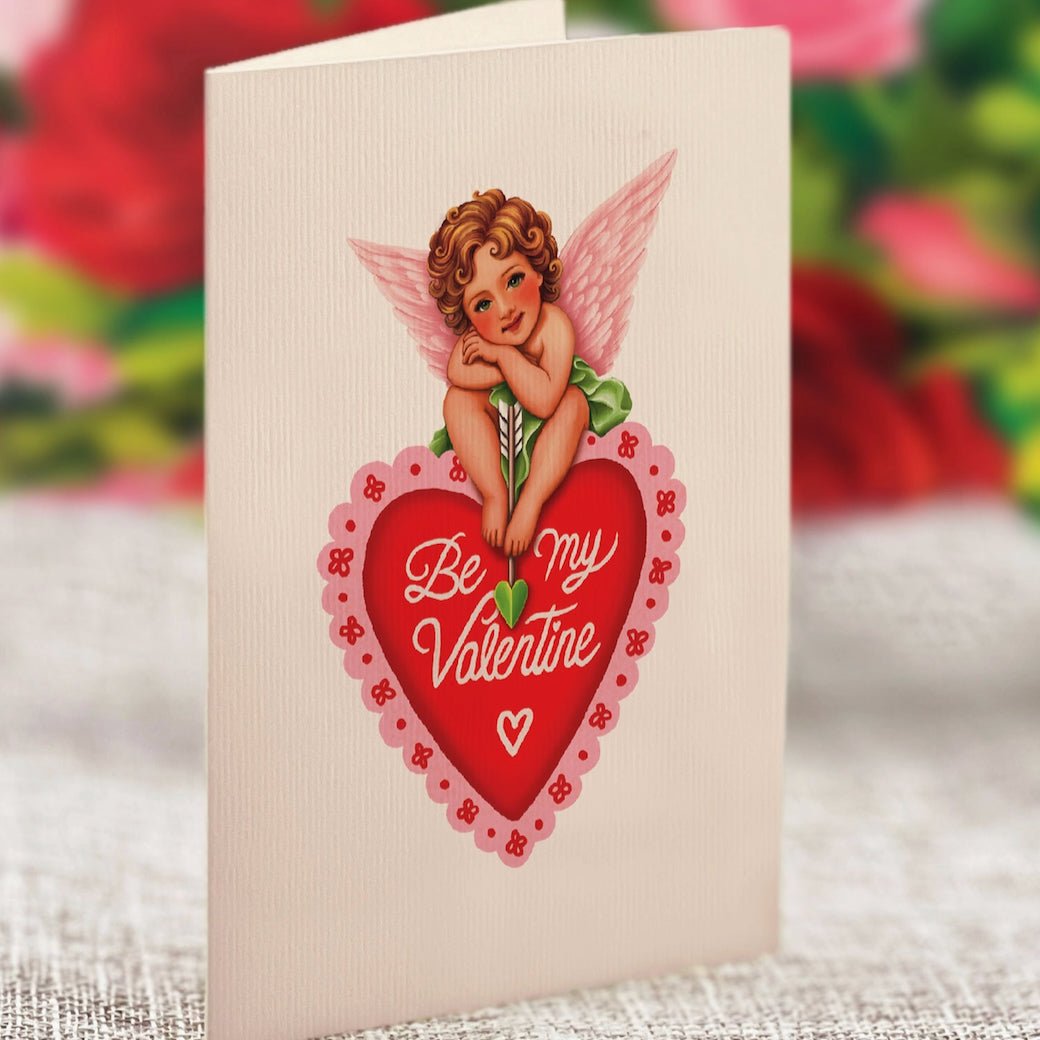 Cupid’s Valentine Full Size 3 - D Pop Up Bouquet Greeting Card - Marmalade Mercantile