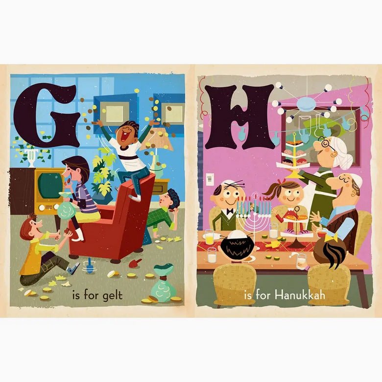 D is for Dreidel Hanukkah Alphabet Book - Marmalade Mercantile