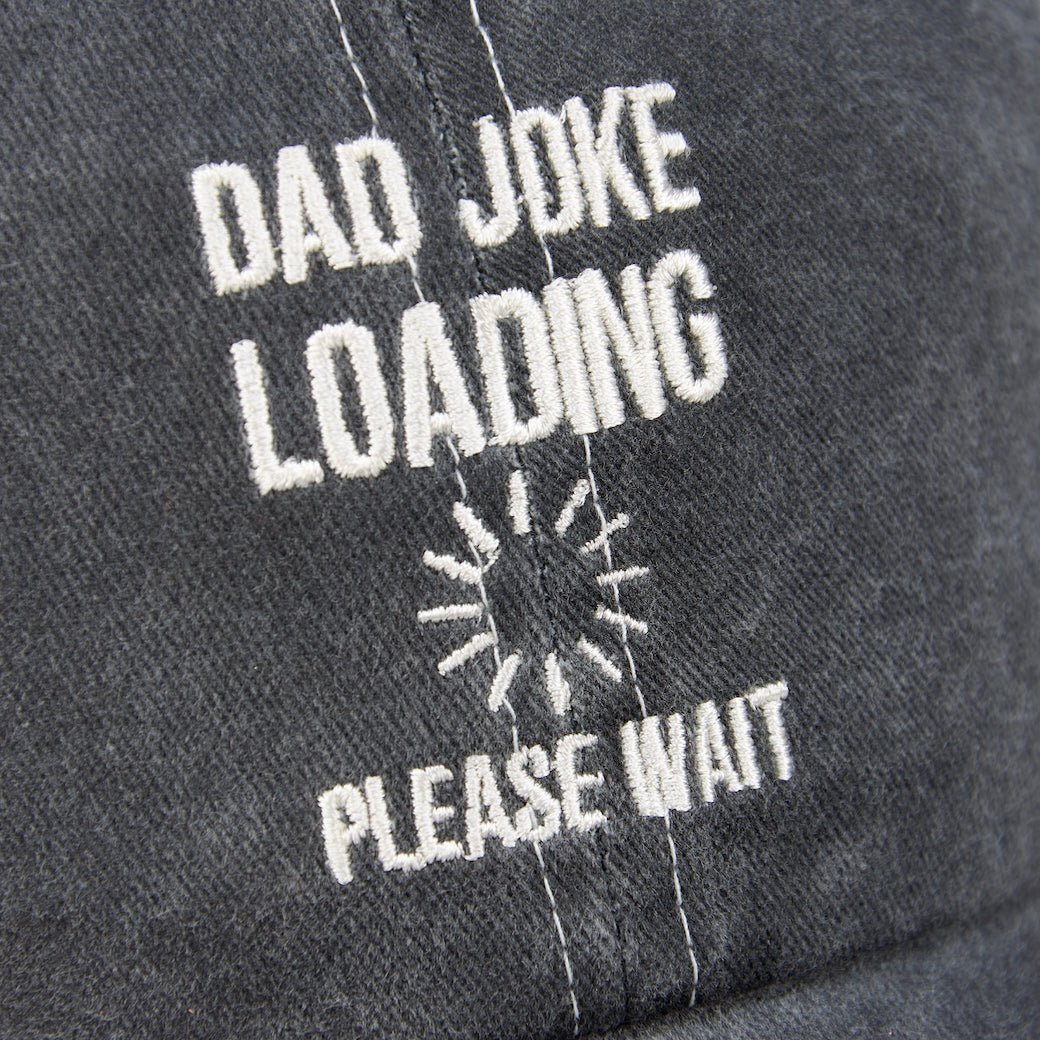 Dad Joke Loading Please Wait Stonewashed Ball Cap - Marmalade Mercantile