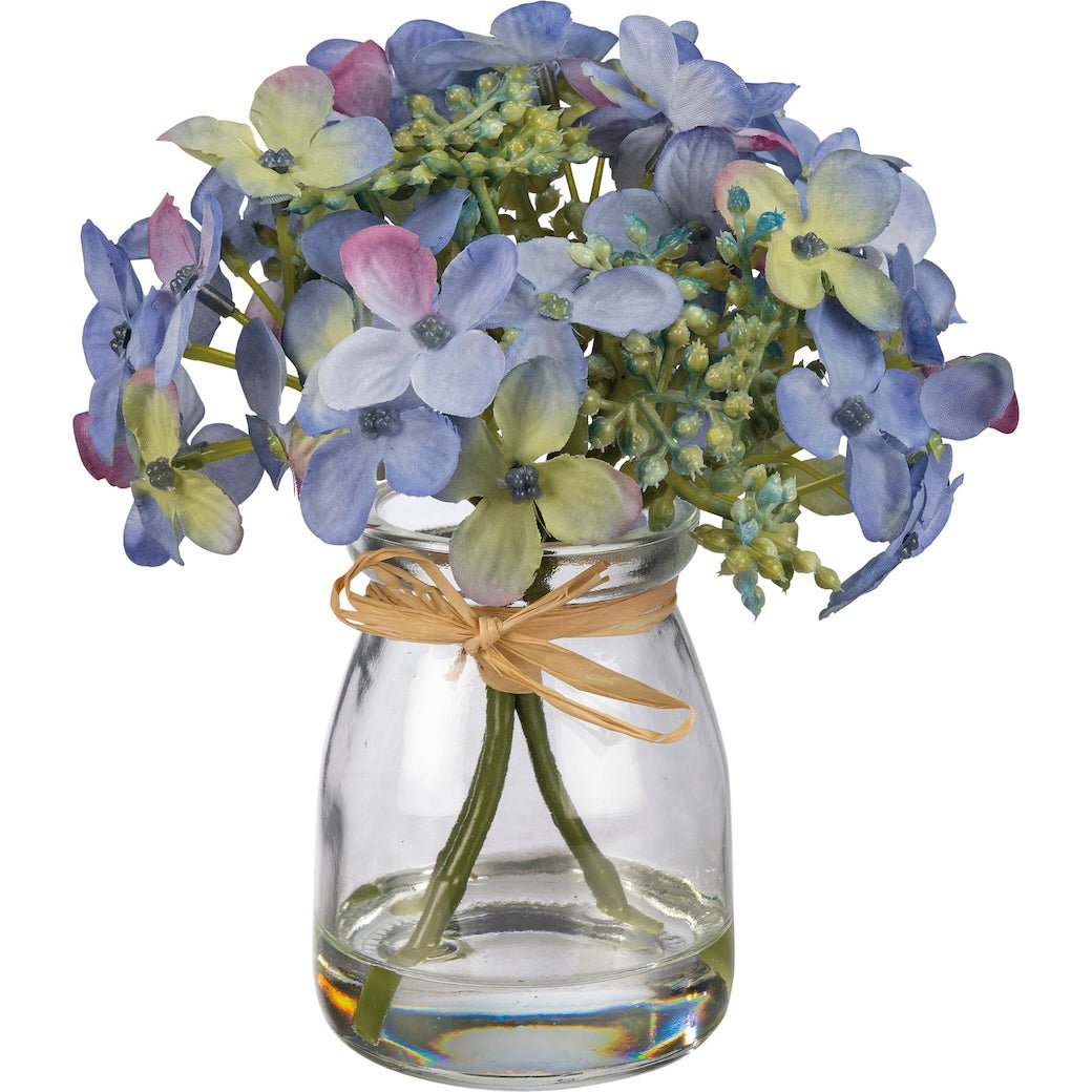 Delicate Blue Hydrangea Vase - Marmalade Mercantile