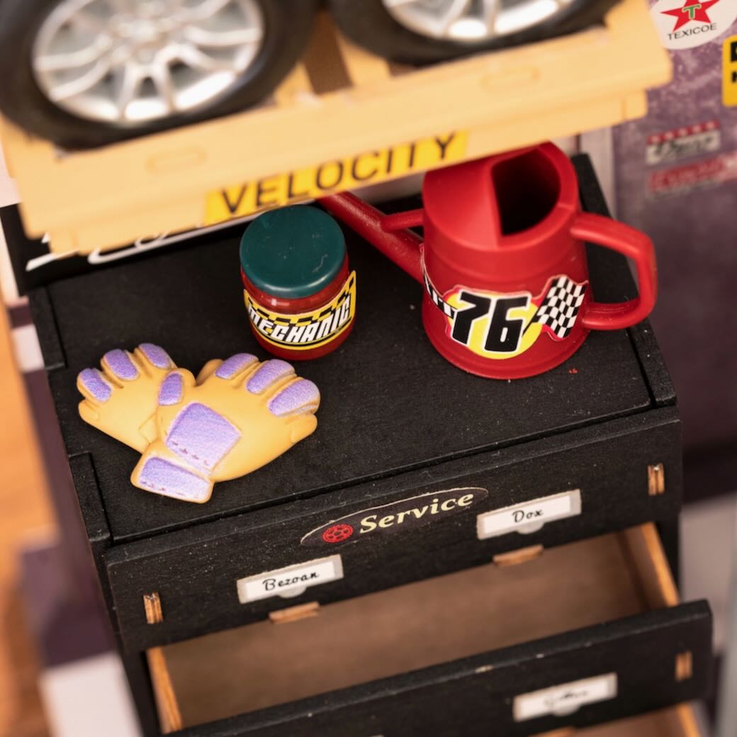 DIY Miniature House Kit: Garage Workshop - Marmalade Mercantile