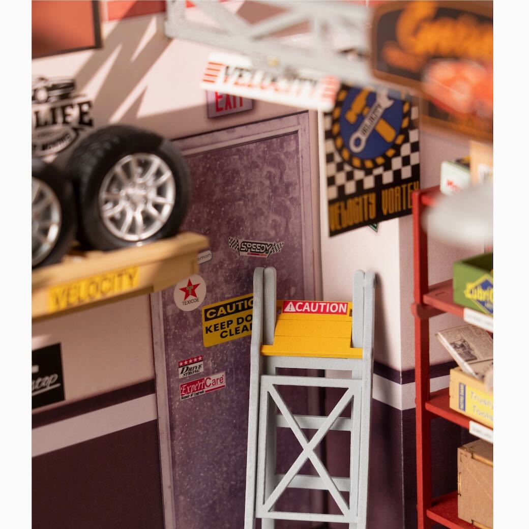 DIY Miniature House Kit: Garage Workshop - Marmalade Mercantile
