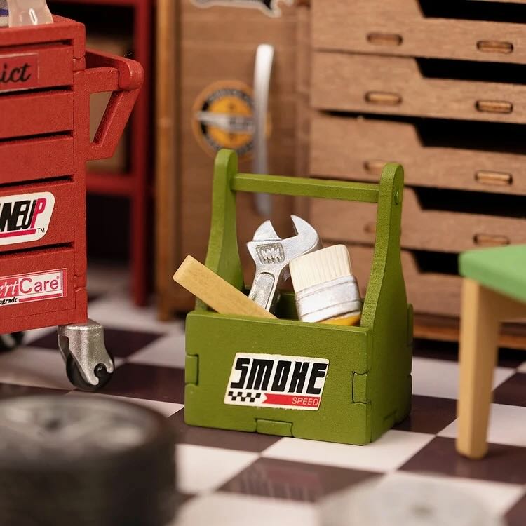 DIY Miniature House Kit: Garage Workshop - Marmalade Mercantile