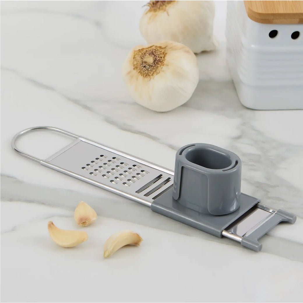 Dual - Action Manual Garlic Clove Slicer/Shredder - Marmalade Mercantile