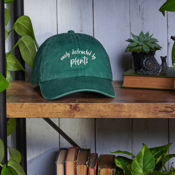 easily distracted by plants Distracted By Plants Baseball Cap
