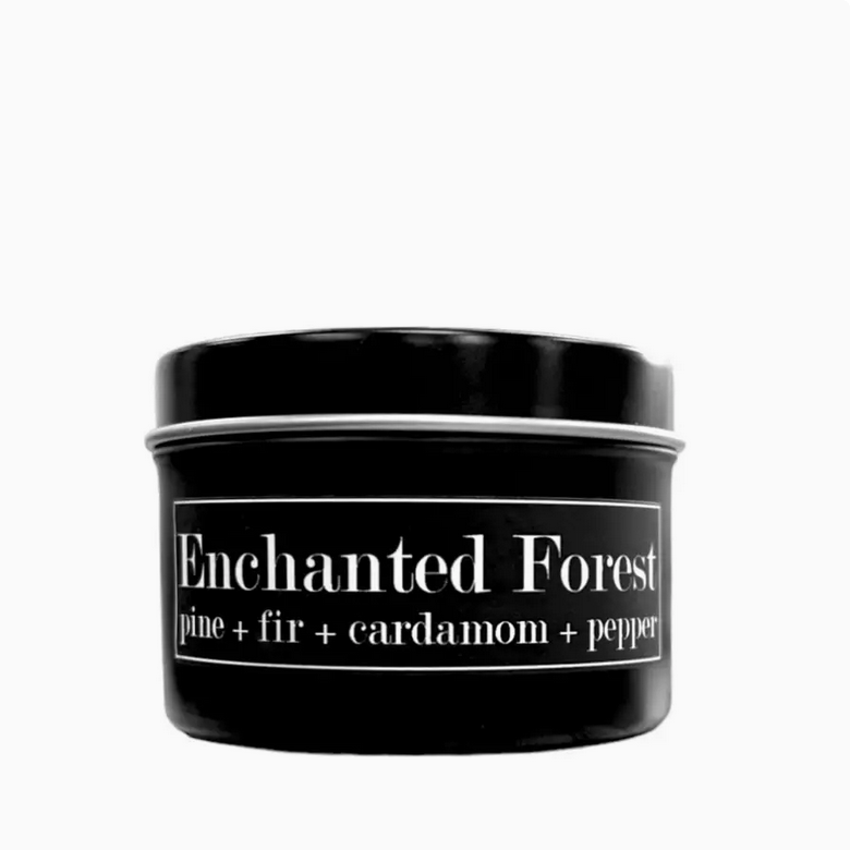 Enchanted Forest Scented 4oz Soy Candle Pine, Fir, Cardamom, Pepper - Marmalade Mercantile