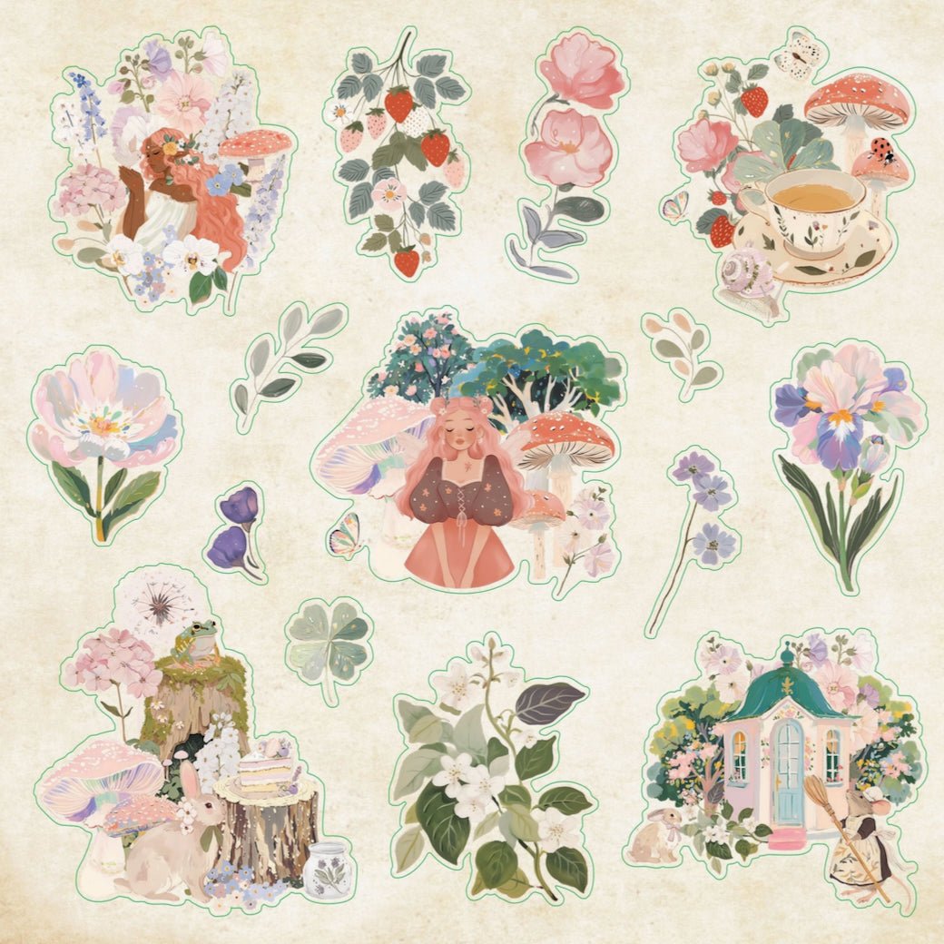 Enchanted Forest Sticker Book A Wondrous Collection of Woodland Stickers - Marmalade Mercantile