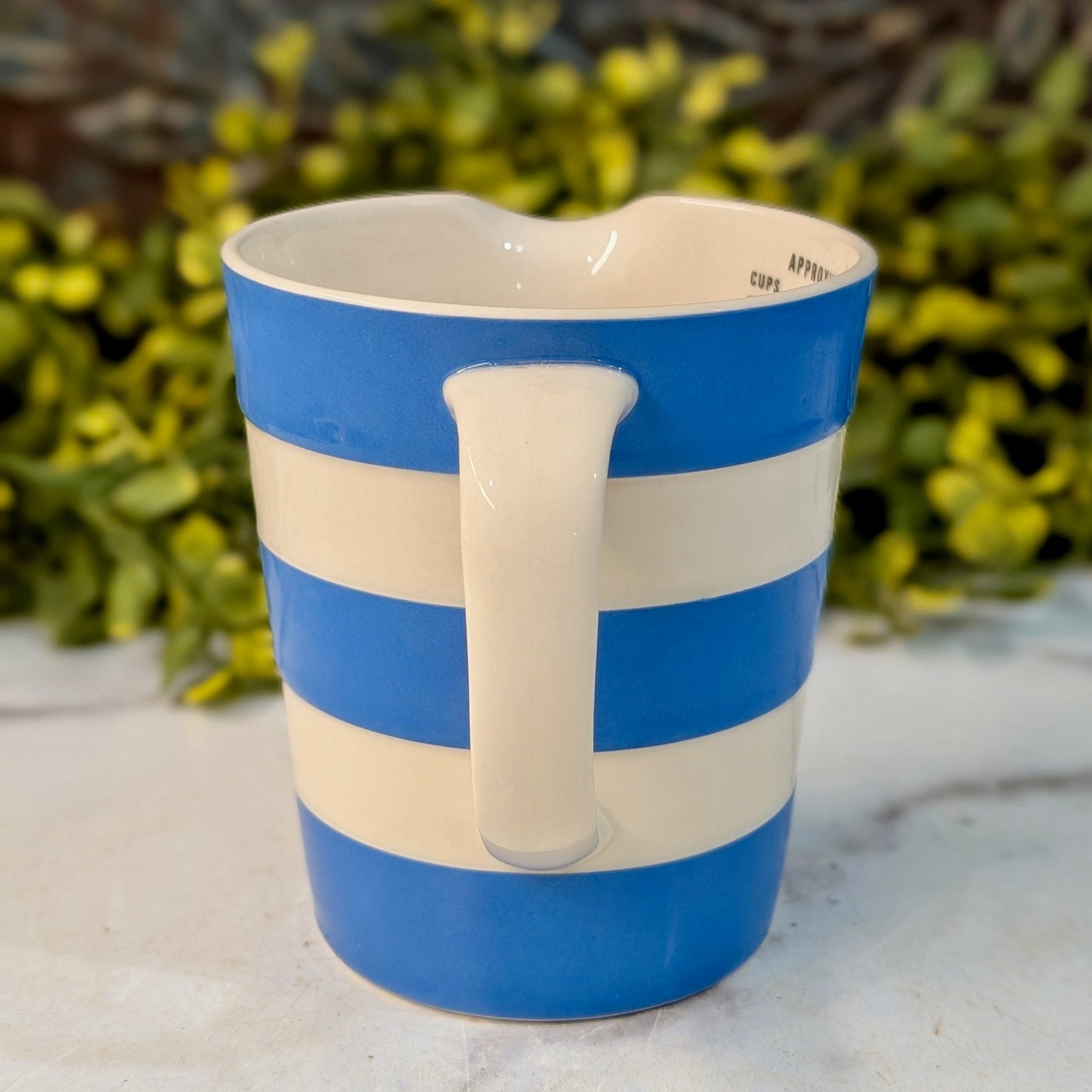 English Cornishware Measuring Jug - Marmalade Mercantile