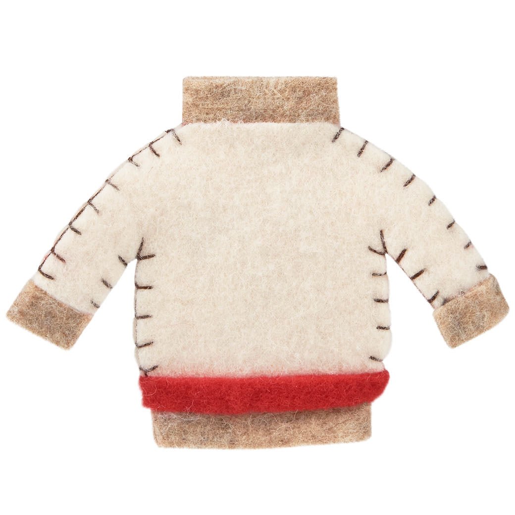 Felt Christmas Sweater Ornament Rudolph - Marmalade Mercantile