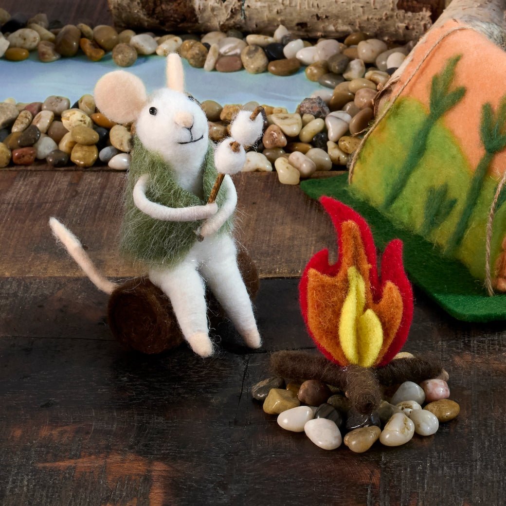 Felt S'mores Mouse Critter - Marmalade Mercantile