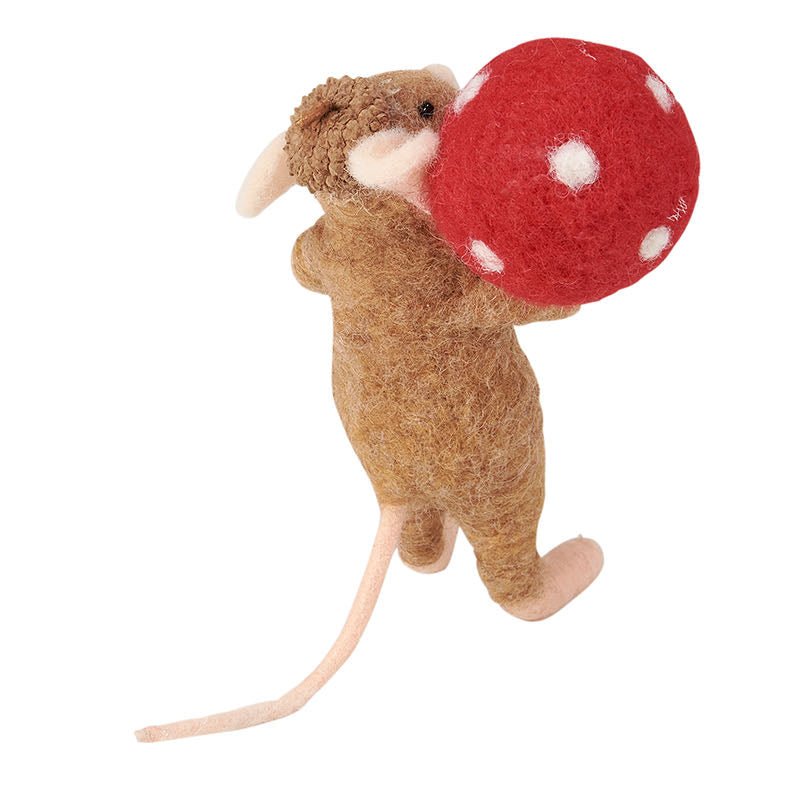 Felt Toadstool Mouse Critter - Marmalade Mercantile