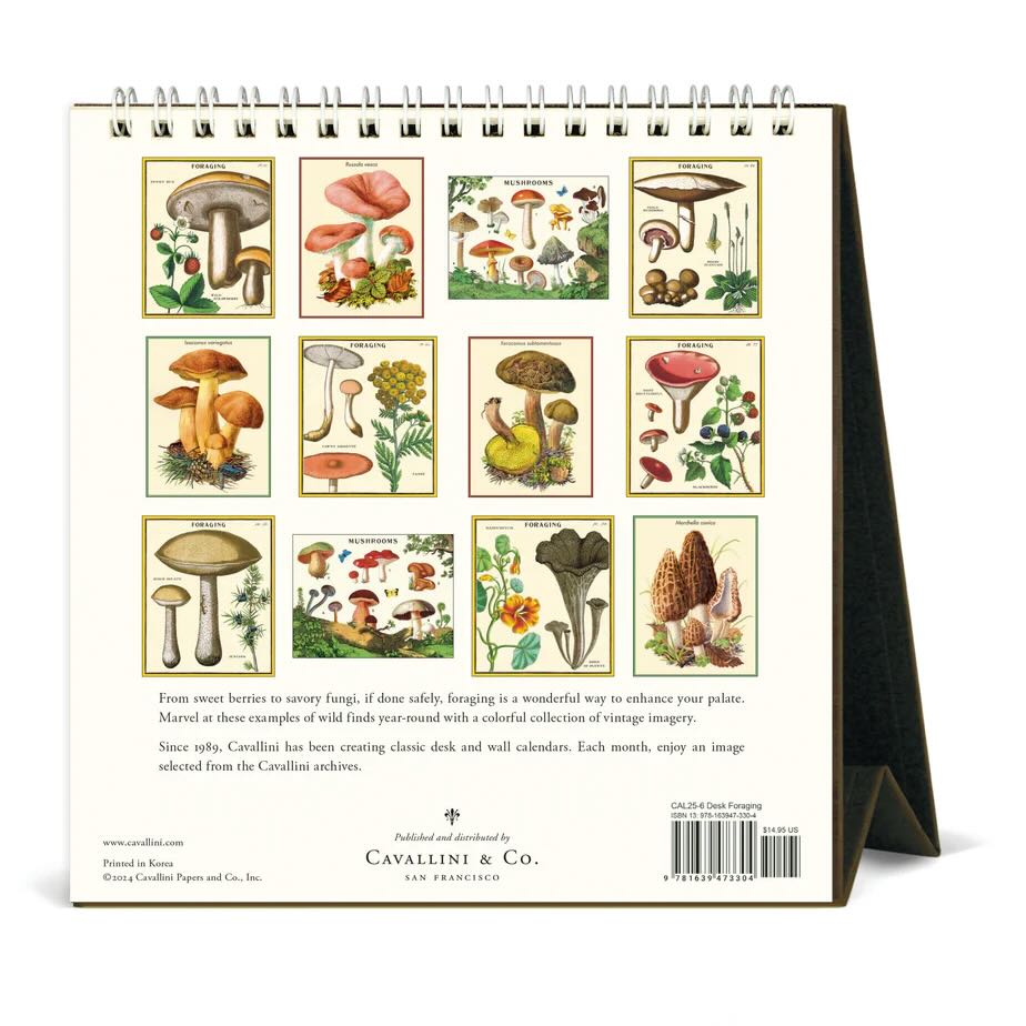 Foraging 2025 Desk Calendar - Marmalade Mercantile