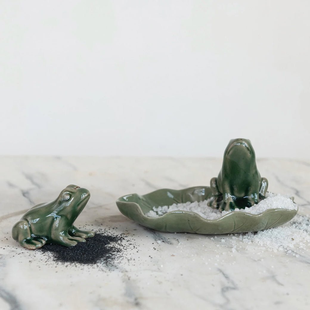 Frog Salt and Pepper Shaker Set - Marmalade Mercantile