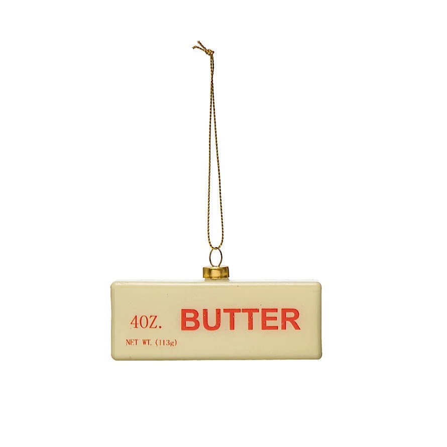 Glass Butter Christmas Ornament - Marmalade Mercantile