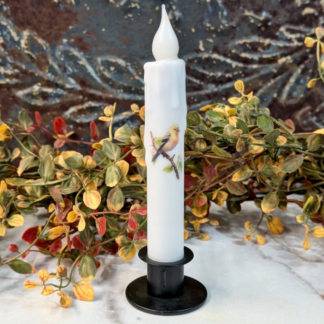 Goldfinch Battery Operated LED Taper Candle - Marmalade Mercantile