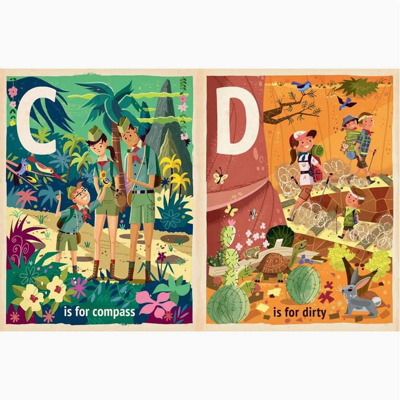 H is for Hiking Board Book by Greg Paprocki - Marmalade Mercantile