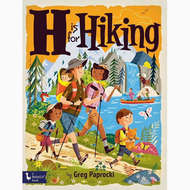 H is for Hiking Board Book by Greg Paprocki - Marmalade Mercantile