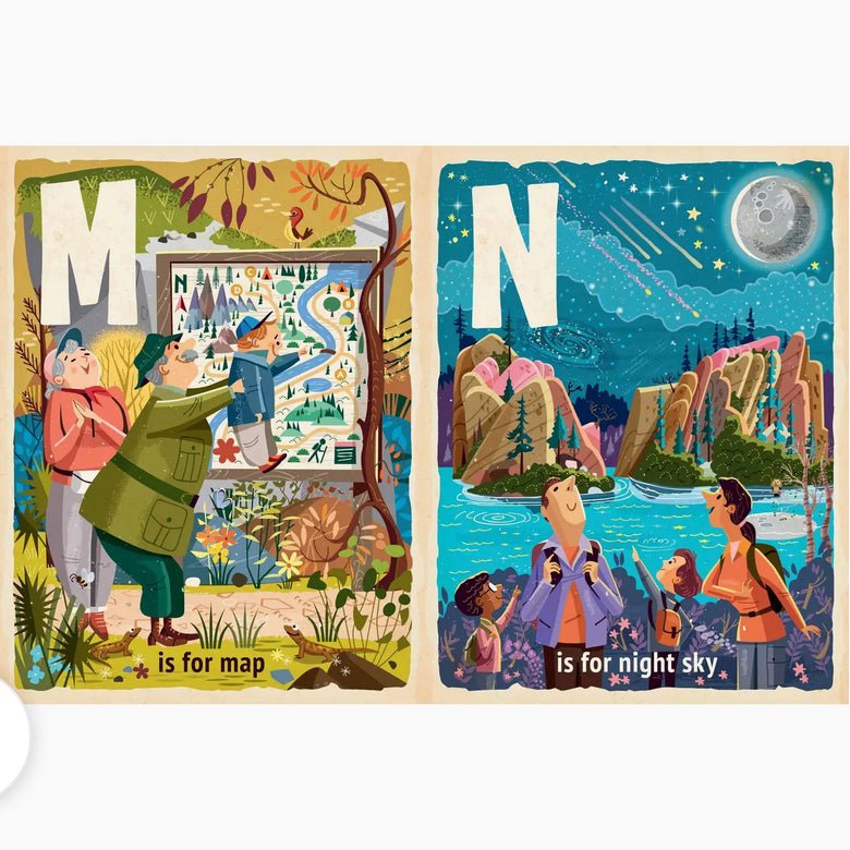 H is for Hiking Board Book by Greg Paprocki - Marmalade Mercantile