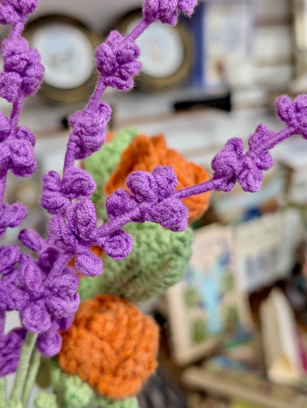 Hand - Made Crocheted Lavender Stem - Marmalade Mercantile