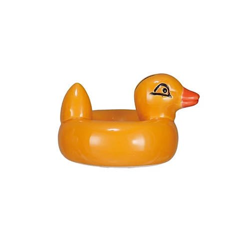 Hand-Painted Floating Ceramic Duck Pool Float Figure - Marmalade Mercantile