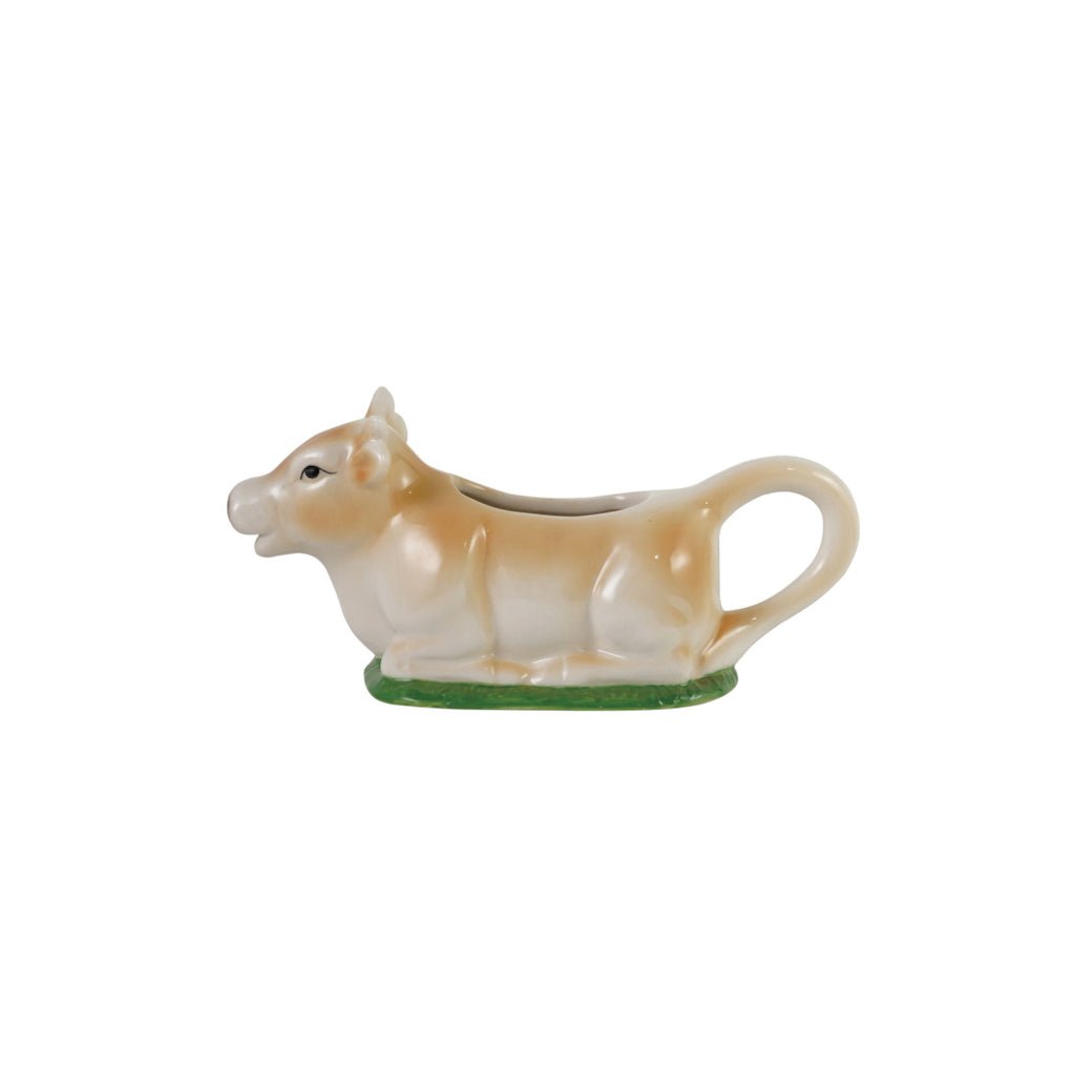 Hand-Painted Vintage Reproduction Cow Shaped Creamer - Marmalade Mercantile