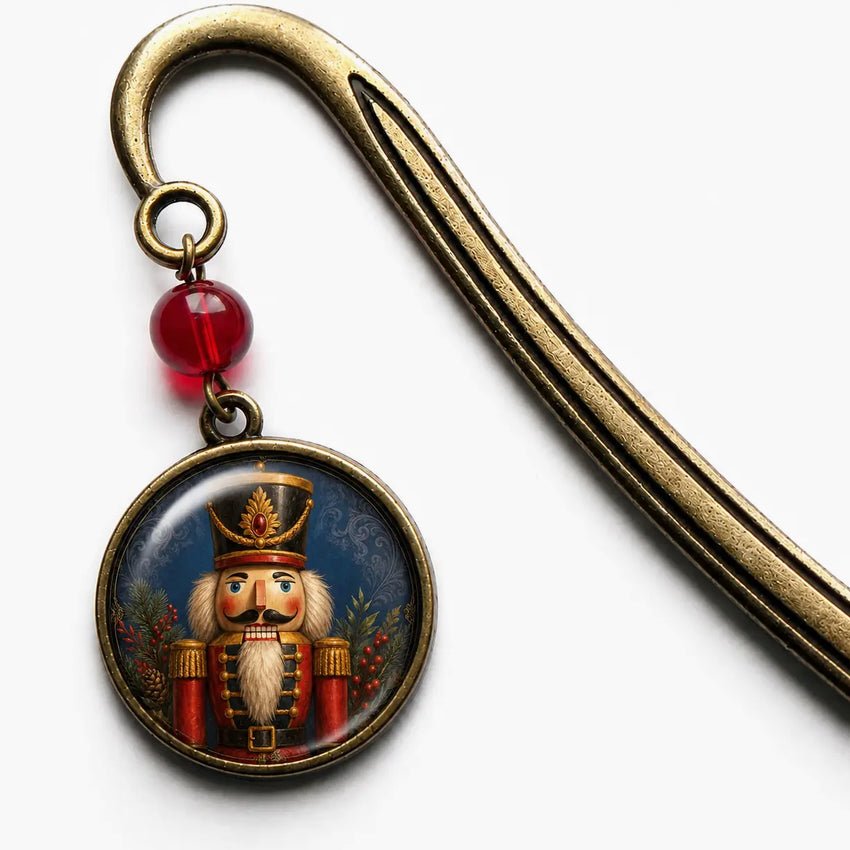 Holiday Nutcracker Book Hook Metal Bookmark - Marmalade Mercantile
