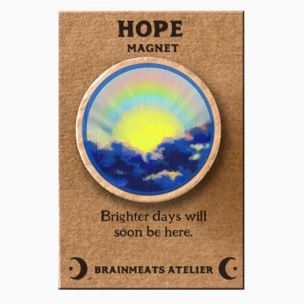 Hope Magnet - Sunrise Rainbow Intention Token for Optimism - Marmalade Mercantile