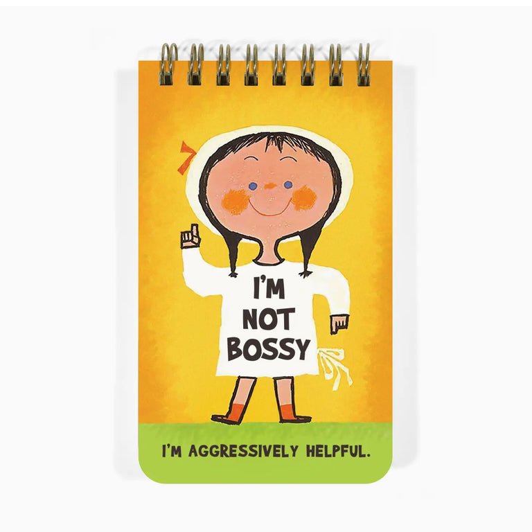 I’m Not Bossy, I’m Aggressively Helpful Mini 3x5" Spiral Notepad - Marmalade Mercantile