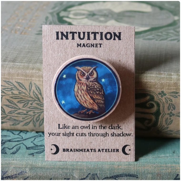 Intuition Magnet - Owl Token for Vision & Clarity - Marmalade Mercantile