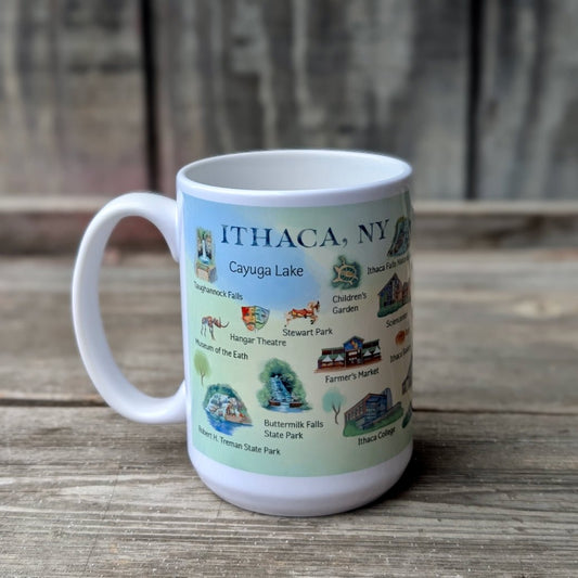 Ithaca Landmarks Mug - Marmalade Mercantile