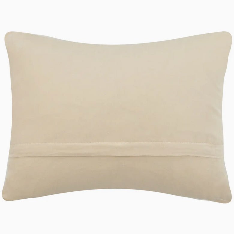 Large Hooked Rug Pillow Snowy Night Village Scene - Marmalade Mercantile