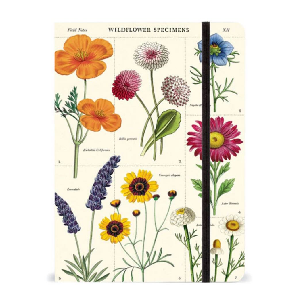 Large Wildflowers Notebook/Journal 6 x 8” - Marmalade Mercantile