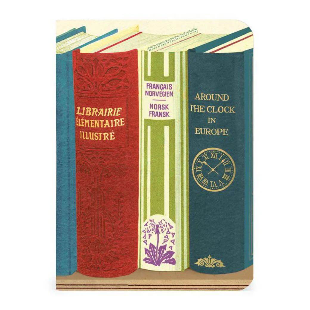 Library Books Mini Pocket Notebooks Set of 3 - Marmalade Mercantile