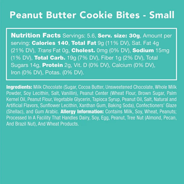 Milk Chocolate Covered Peanut Butter Cookie Bites - Marmalade Mercantile