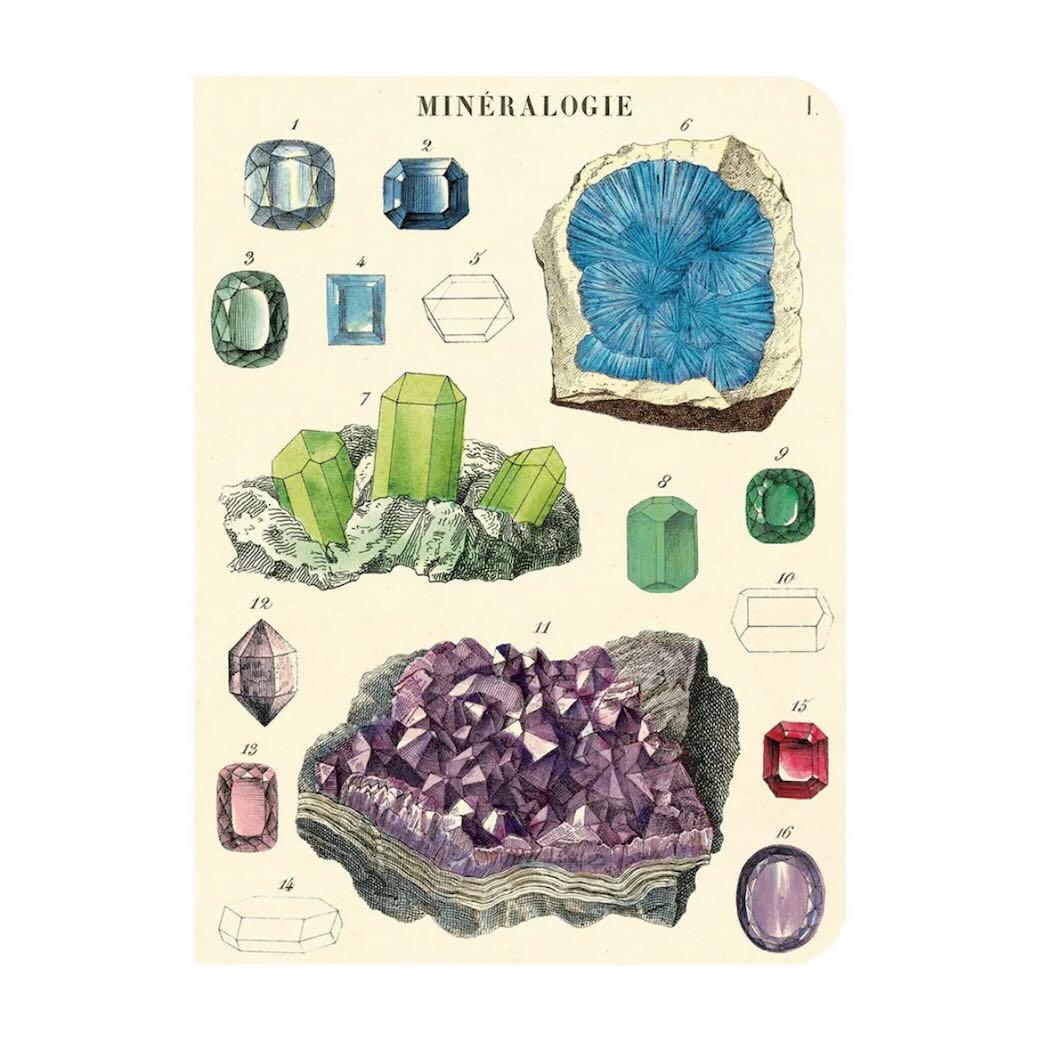 Mineralogy Mini Pocket Notebooks Set of 3 - Marmalade Mercantile