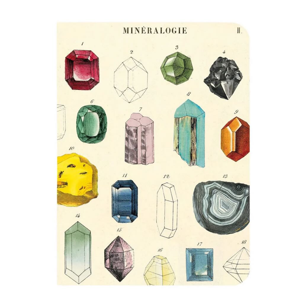 Mineralogy Mini Pocket Notebooks Set of 3 - Marmalade Mercantile