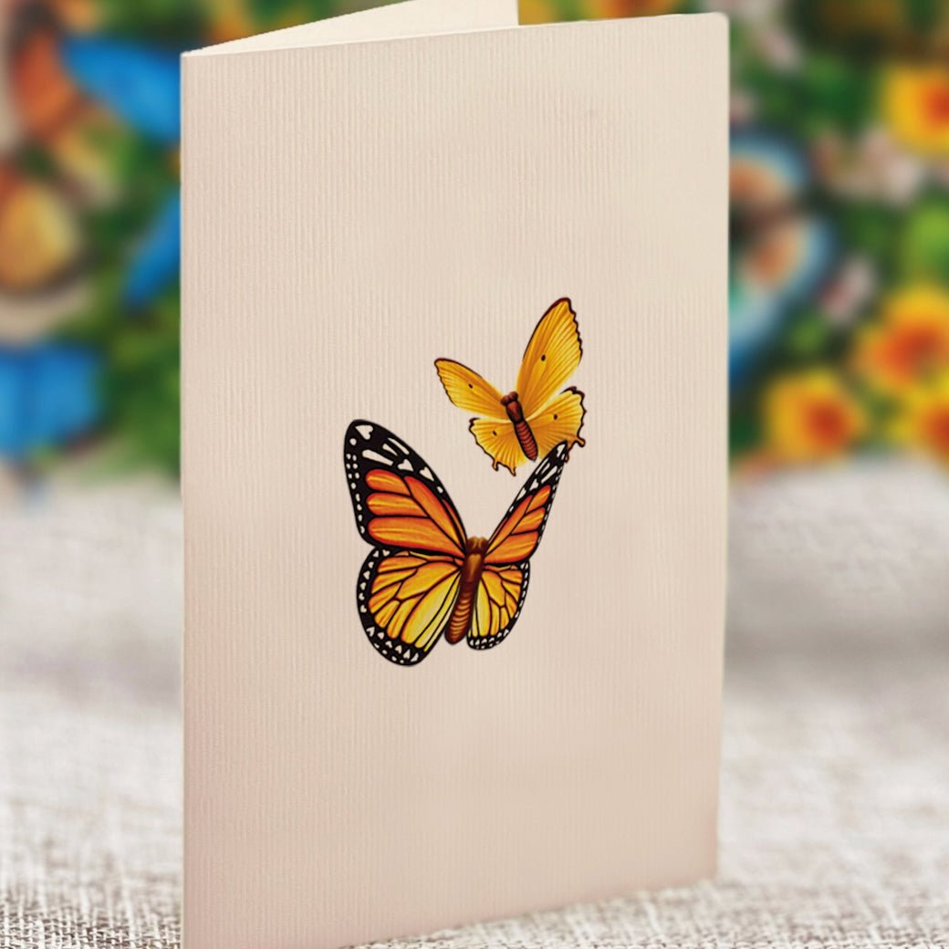 Mini Butterflies & Buttercups Pop Up Greeting Card - Marmalade Mercantile