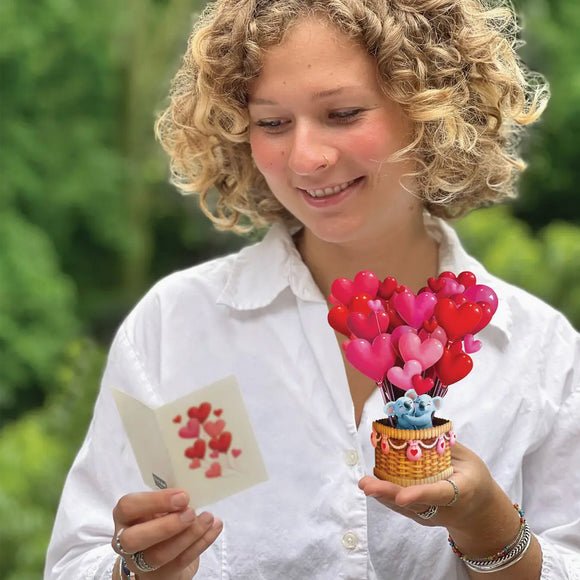 Mini Heart Balloons & Koalas Valentine Pop Up Greeting Card - Marmalade Mercantile