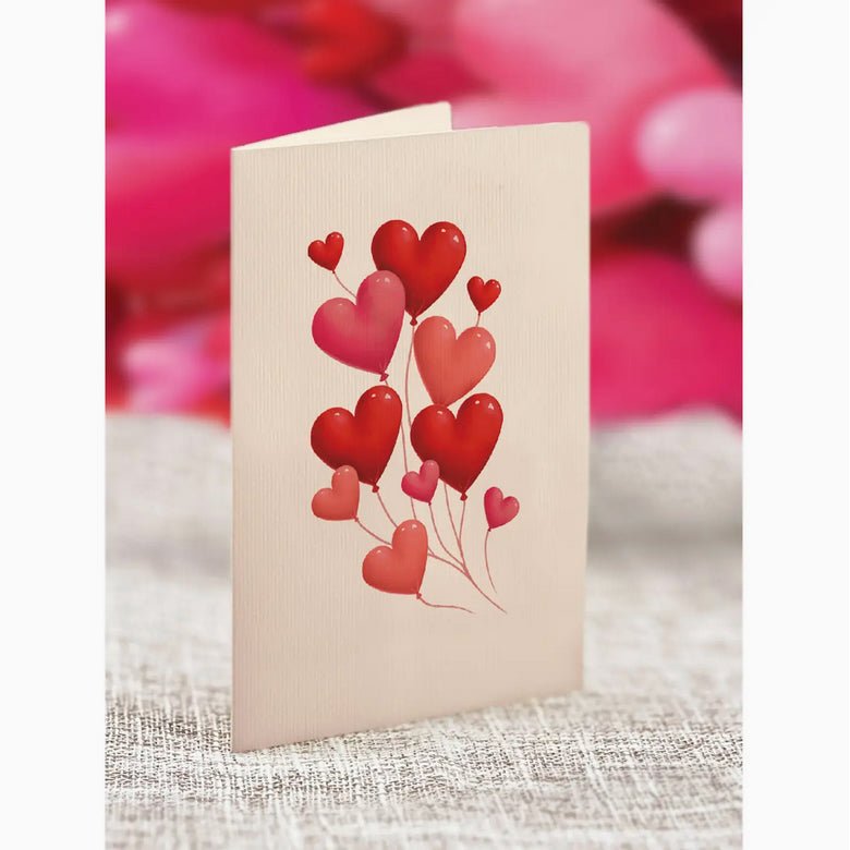 Mini Heart Balloons & Koalas Valentine Pop Up Greeting Card - Marmalade Mercantile
