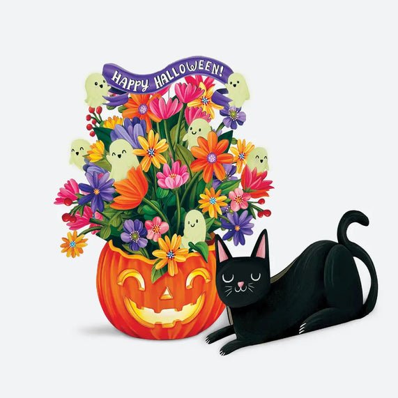 Mini Jack O Lantern Boo-quet Pop Up Card - Marmalade Mercantile