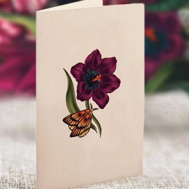 Mini Moonlight Gardens Pop Up Greeting Card - Marmalade Mercantile