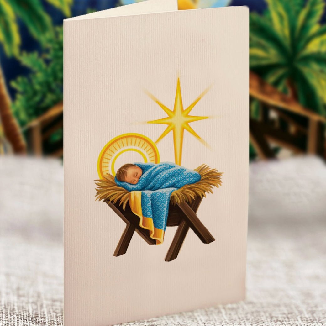 Mini Nativity Pop Up Greeting Card - Marmalade Mercantile